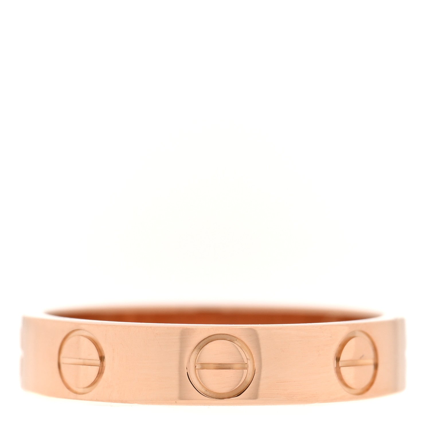 Cartier 18K Pink Gold 3.5mm LOVE Wedding Band Ring 48 4.5 1 of 4
