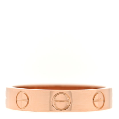 Cartier 18K Pink Gold 3.5mm LOVE Wedding Band Ring 48 4.5 1 of 4