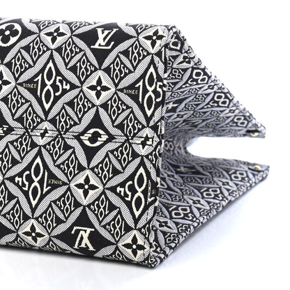 Louis Vuitton Jacquard Since 1854 Onthego GM Grey 9 of 9
