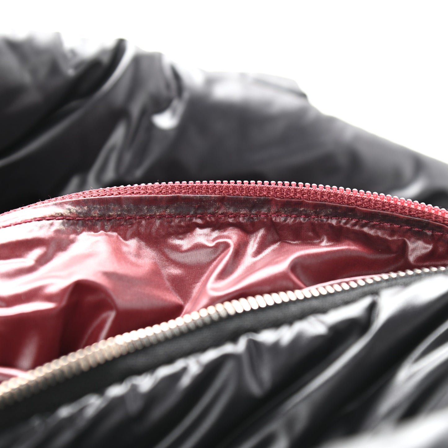 Nylon Quilted Large Coco Cocoon Tote Black