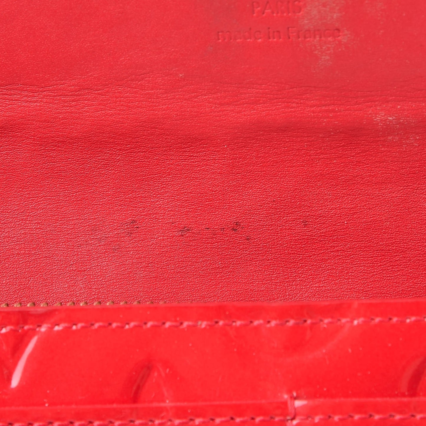 Vernis Sarah Wallet Rouge Grenadine