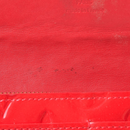 Louis Vuitton Vernis Sarah Wallet Rouge Grenadine 8 of 12