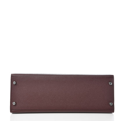 Hermes Epsom Kelly Sellier 32 Bordeaux 6 of 37