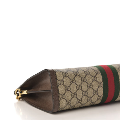 Gucci GG Supreme Monogram Web Medium Ophidia Chain Shoulder Bag Brown 9 of 11