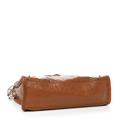 Balenciaga Agneau Classic Silver Hardware S City Camel 3 of 4