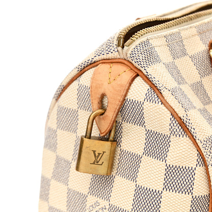 Louis Vuitton Damier Azur Speedy 25 20 of 23