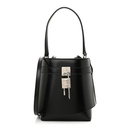 Givenchy Box Calfskin Shark Lock Bucket Bag Black 1 of 9