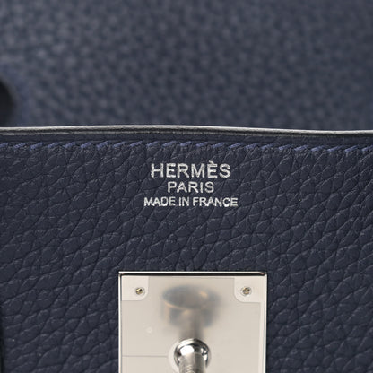 Hermes Togo Birkin 30 Bleu Nuit 6 of 11
