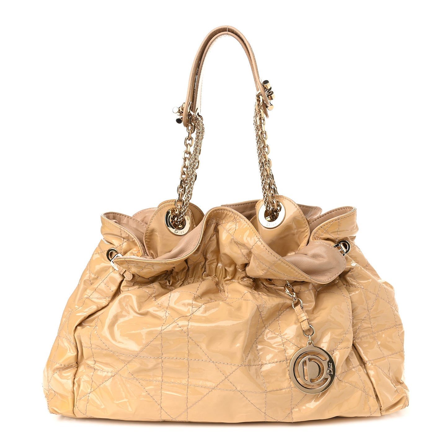 Patent Cannage Medium Le Trente Tote Beige
