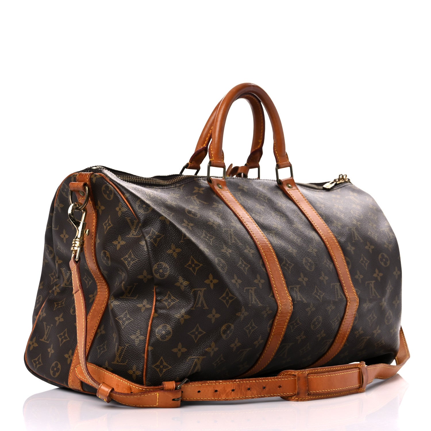 Louis Vuitton Monogram Keepall Bandouliere 50 4 of 43