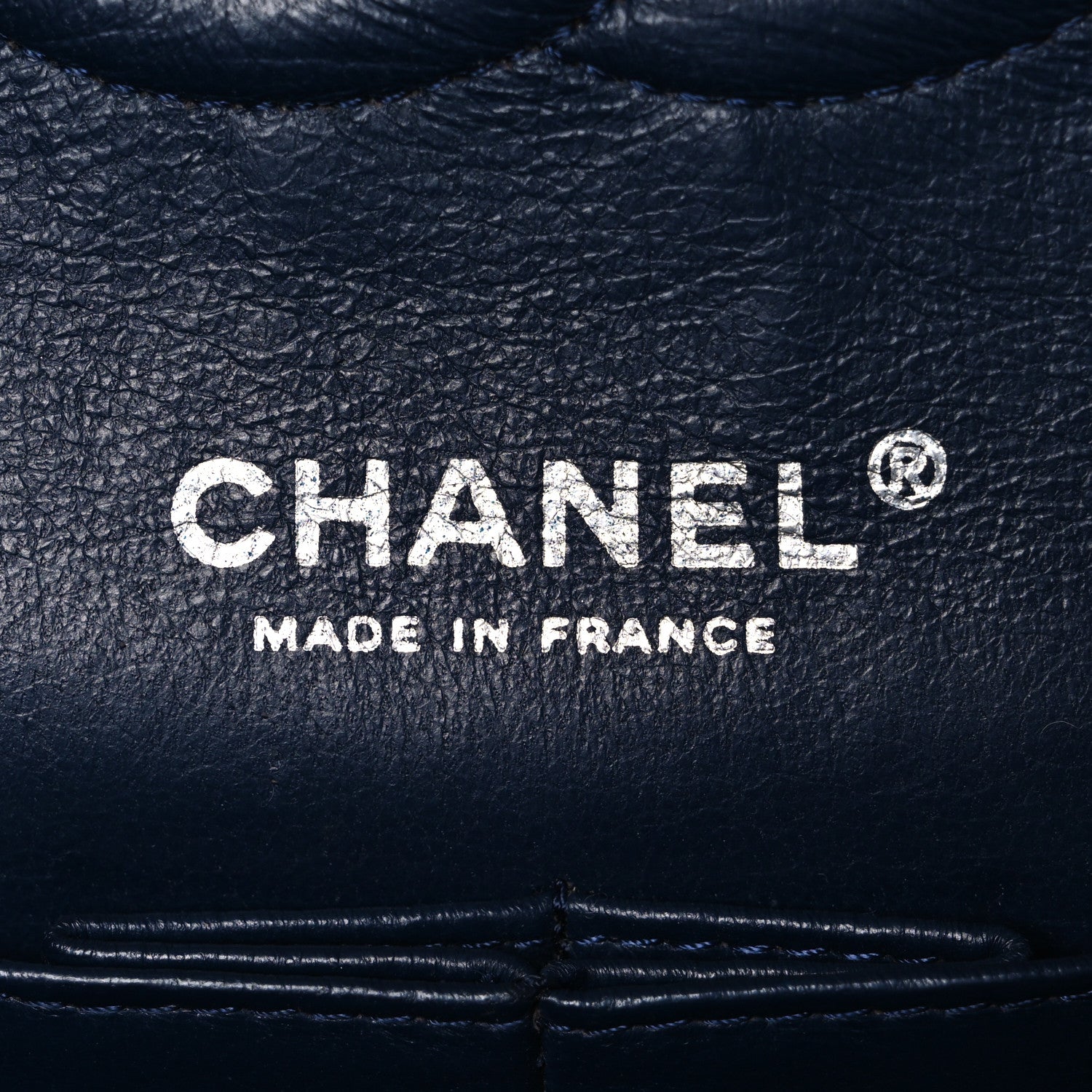 Chanel Lambskin Quilted Medium Double Flap Navy 6 of 11