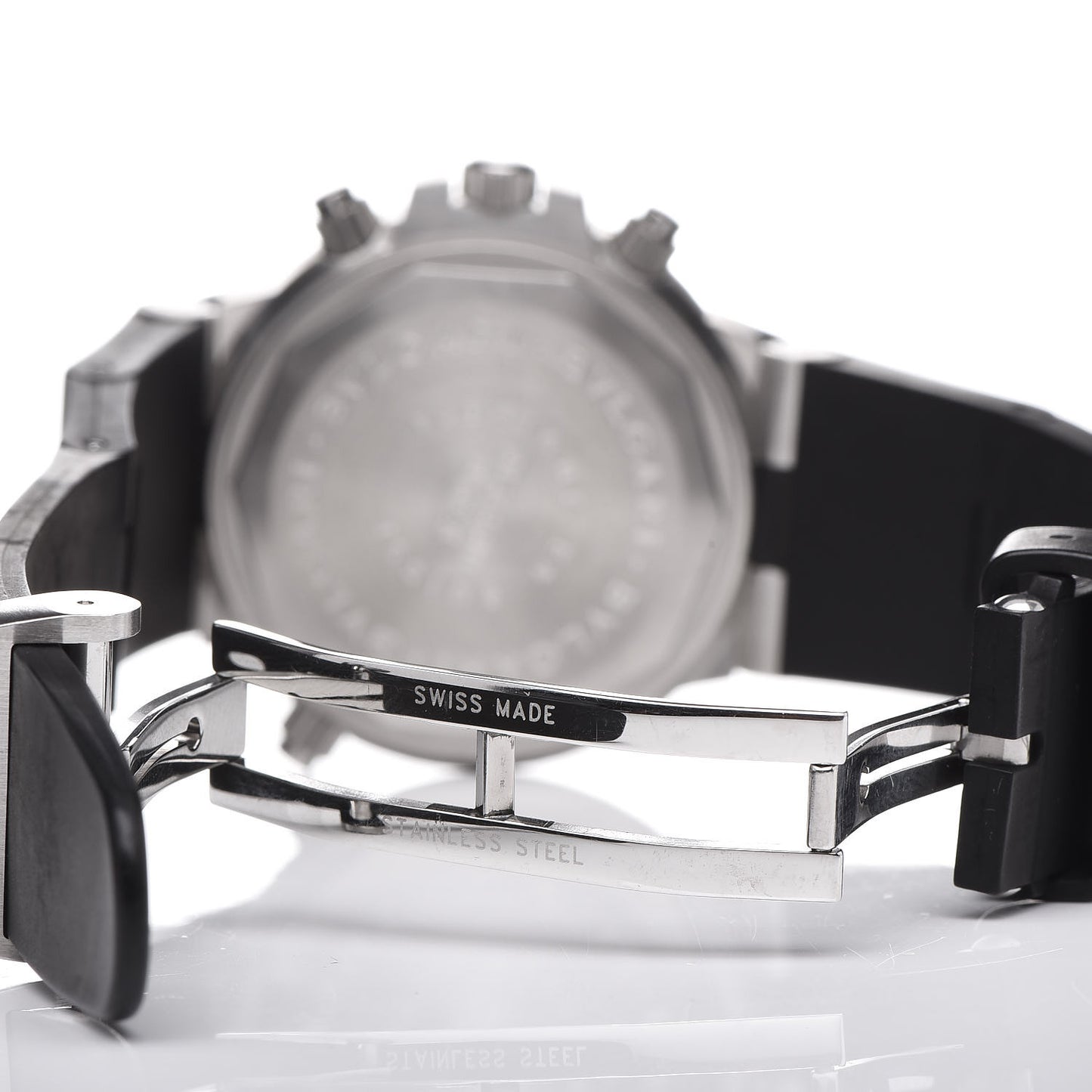 Stainless Steel Rubber 38mm Diagono Scuba GMT Automatic Watch Black