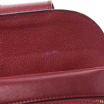 Burberry Soft Grain Calfskin Small Buckle Zip Bag Parade Red 13 of 16