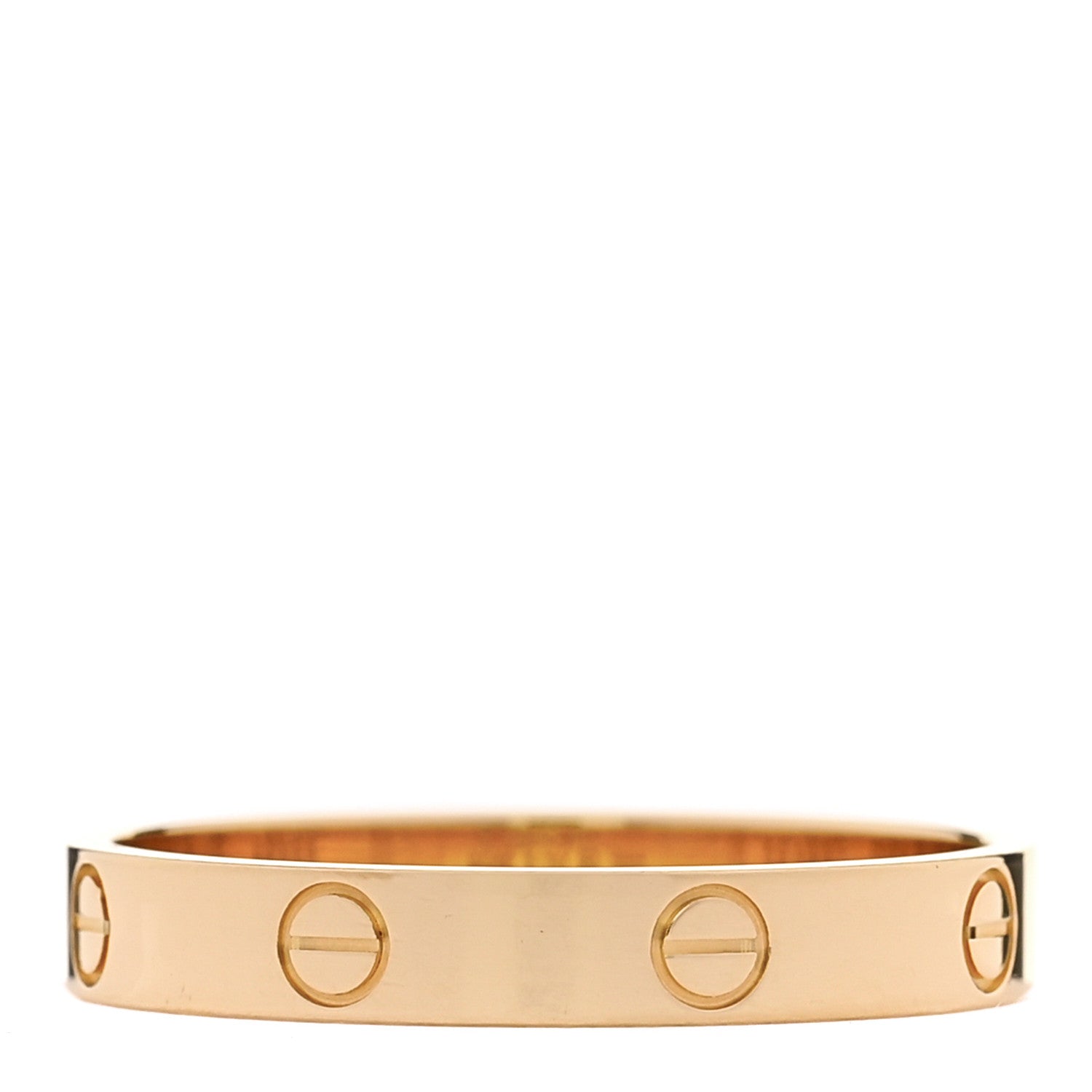 Cartier 18K Yellow Gold 3.5mm LOVE Wedding Band Ring 65 11 3 of 5