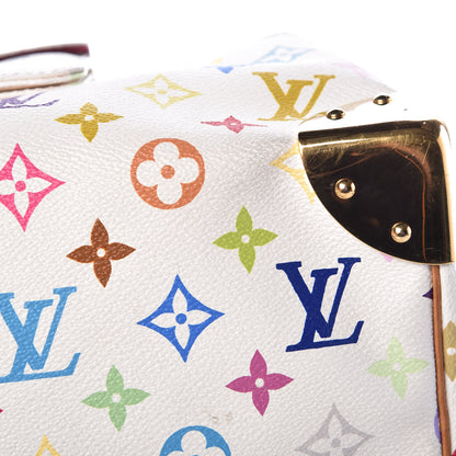 Louis Vuitton Monogram Multicolor Speedy 30 White 12 of 14