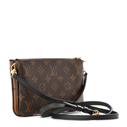 Louis Vuitton Reverse Monogram Giant Double Zip Pochette 3 of 15