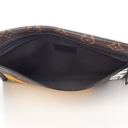 Louis Vuitton Monogram Double Flat Messenger Marron 6 of 14