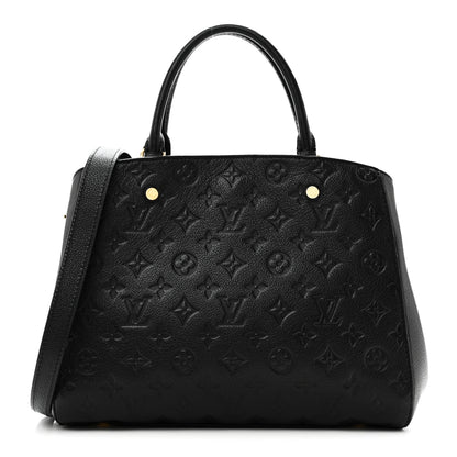 Louis Vuitton Empreinte Montaigne MM Black 1 of 10