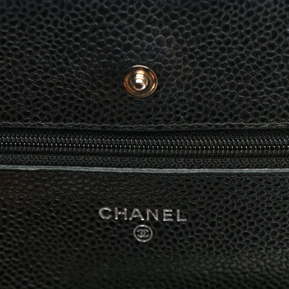 Chanel Caviar Quilted Wallet on Chain WOC Black 17 of 17