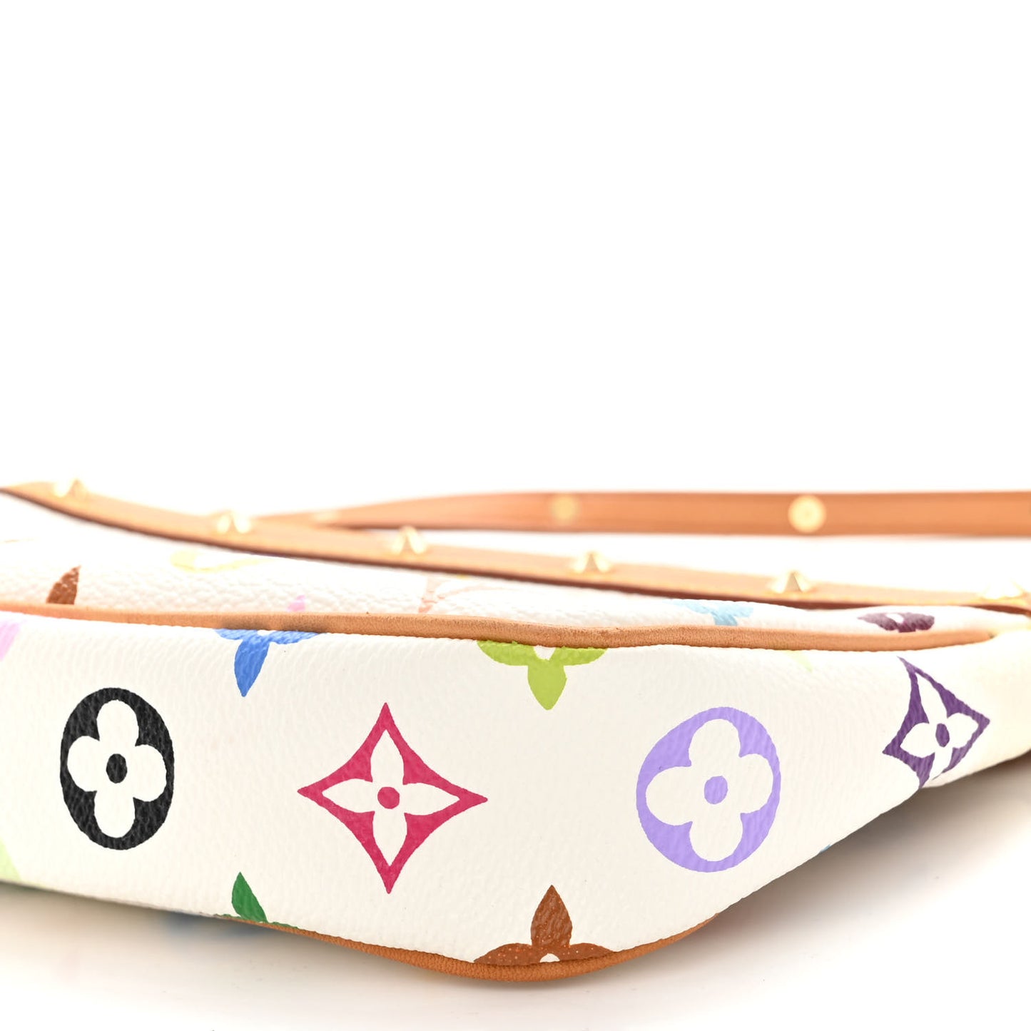 Monogram Multicolor Pochette Accessories White