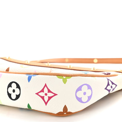 Louis Vuitton Monogram Multicolor Pochette Accessories White 10 of 11