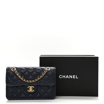 Chanel Caviar Quilted Medium Sweet Classic Flap Navy Blue 13 of 13