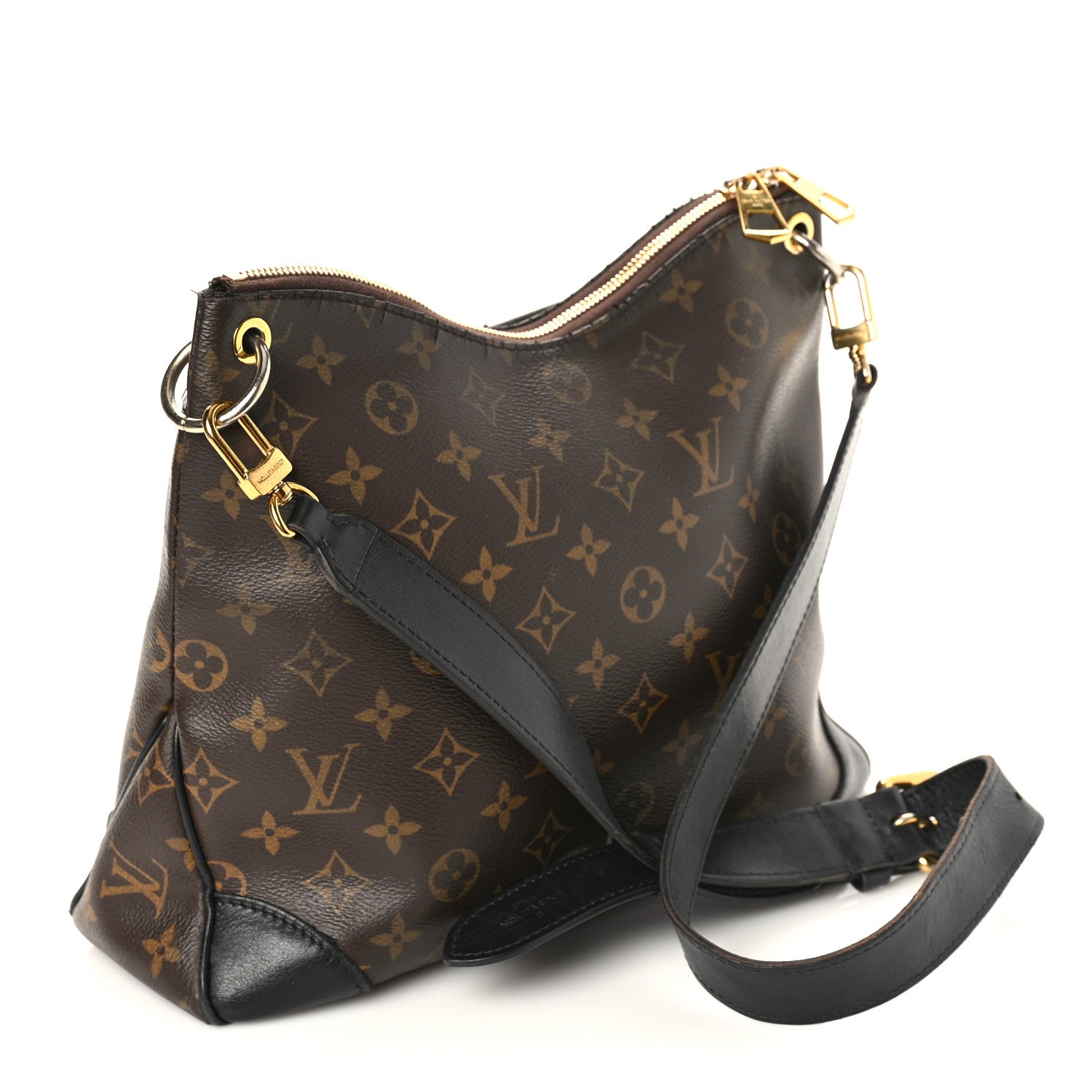 Louis Vuitton Monogram Odeon PM Black 3 of 13