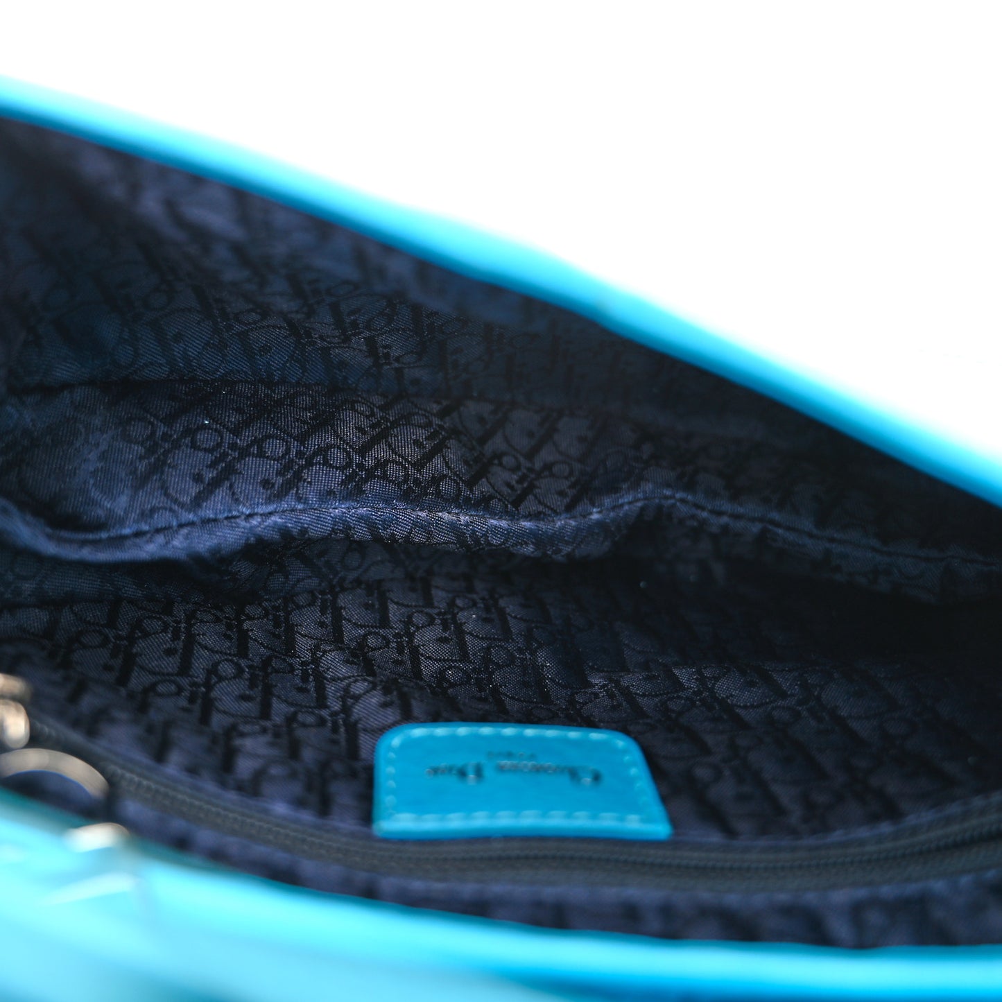 Calfskin Saddle Bag Turquoise