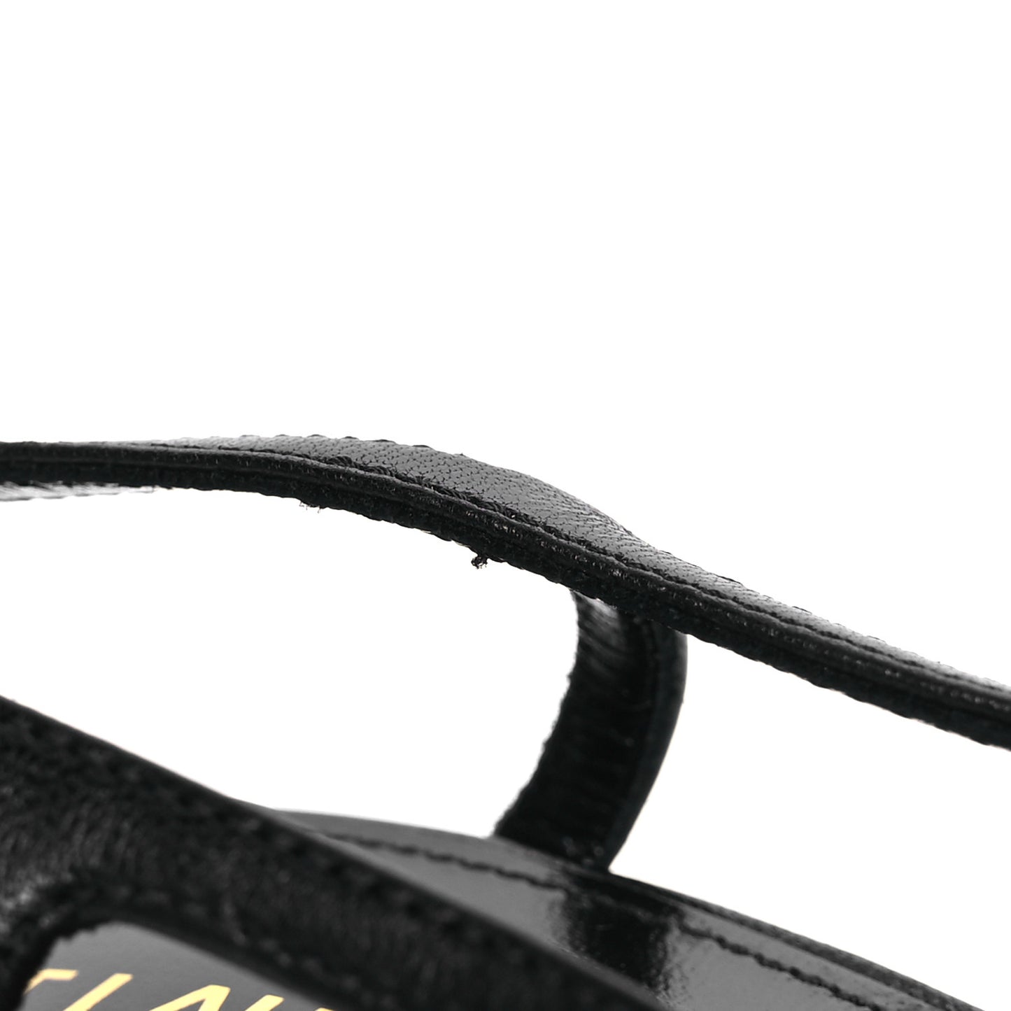 Smooth Calfskin Jeanne 110 Slingback Pumps 39.5 Black Gold