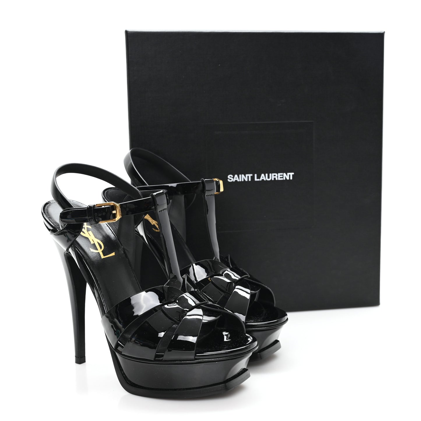 Patent Tribute 105 Platform Sandals 37 Black