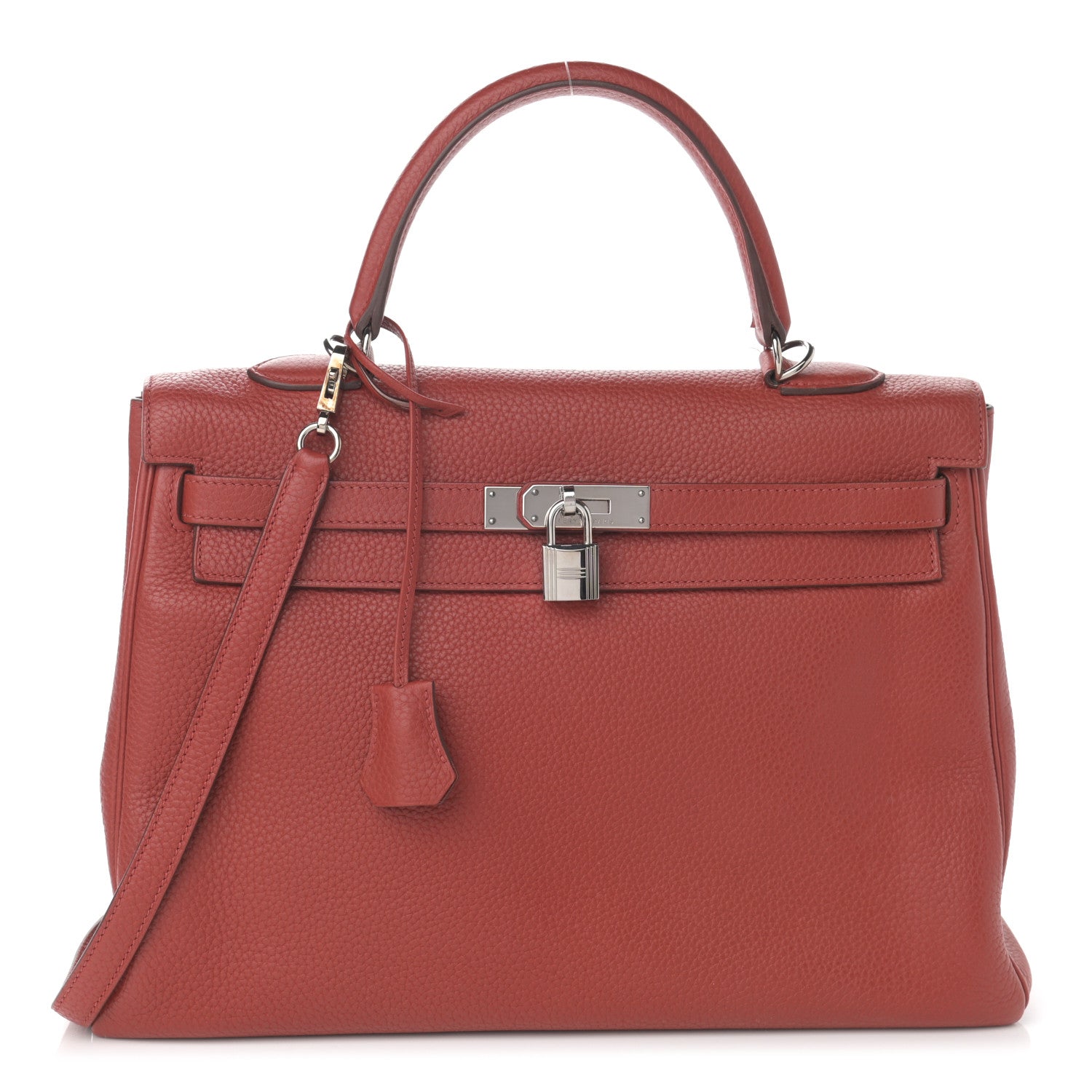 Hermes Togo Kelly Retourne 35 Rouge Venetian 1 of 17