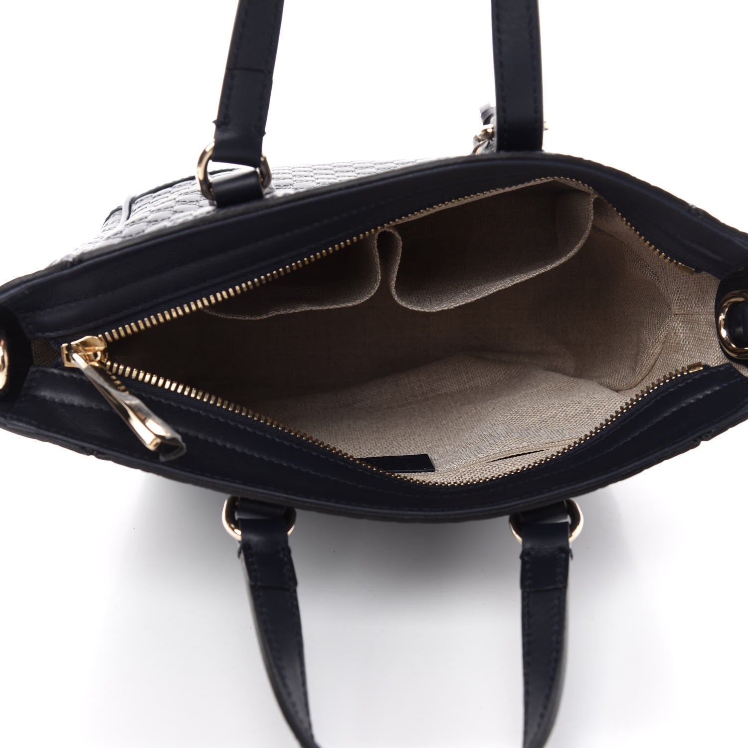 Gucci Microguccissima Small Bree Tote Navy 5 of 10