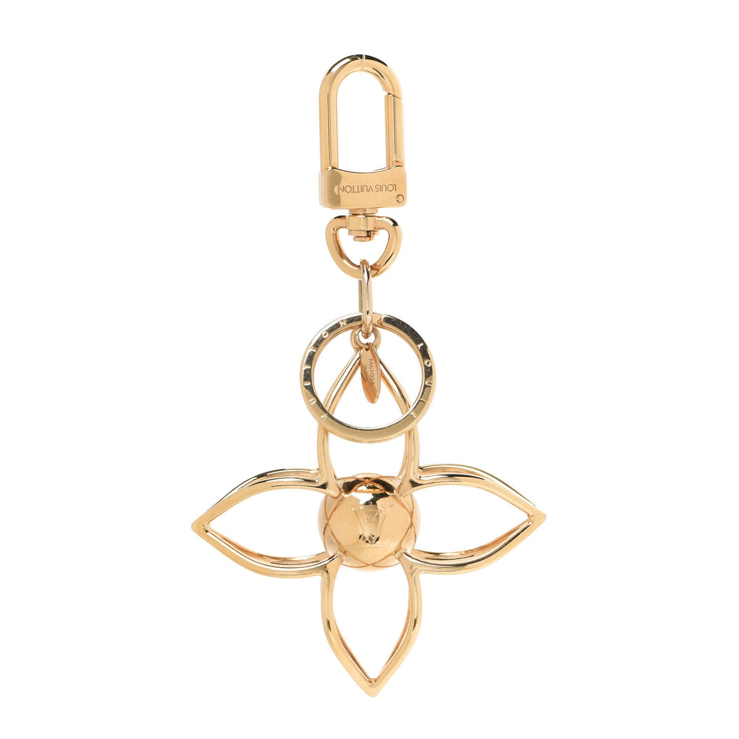Sphere Bag Charm Gold