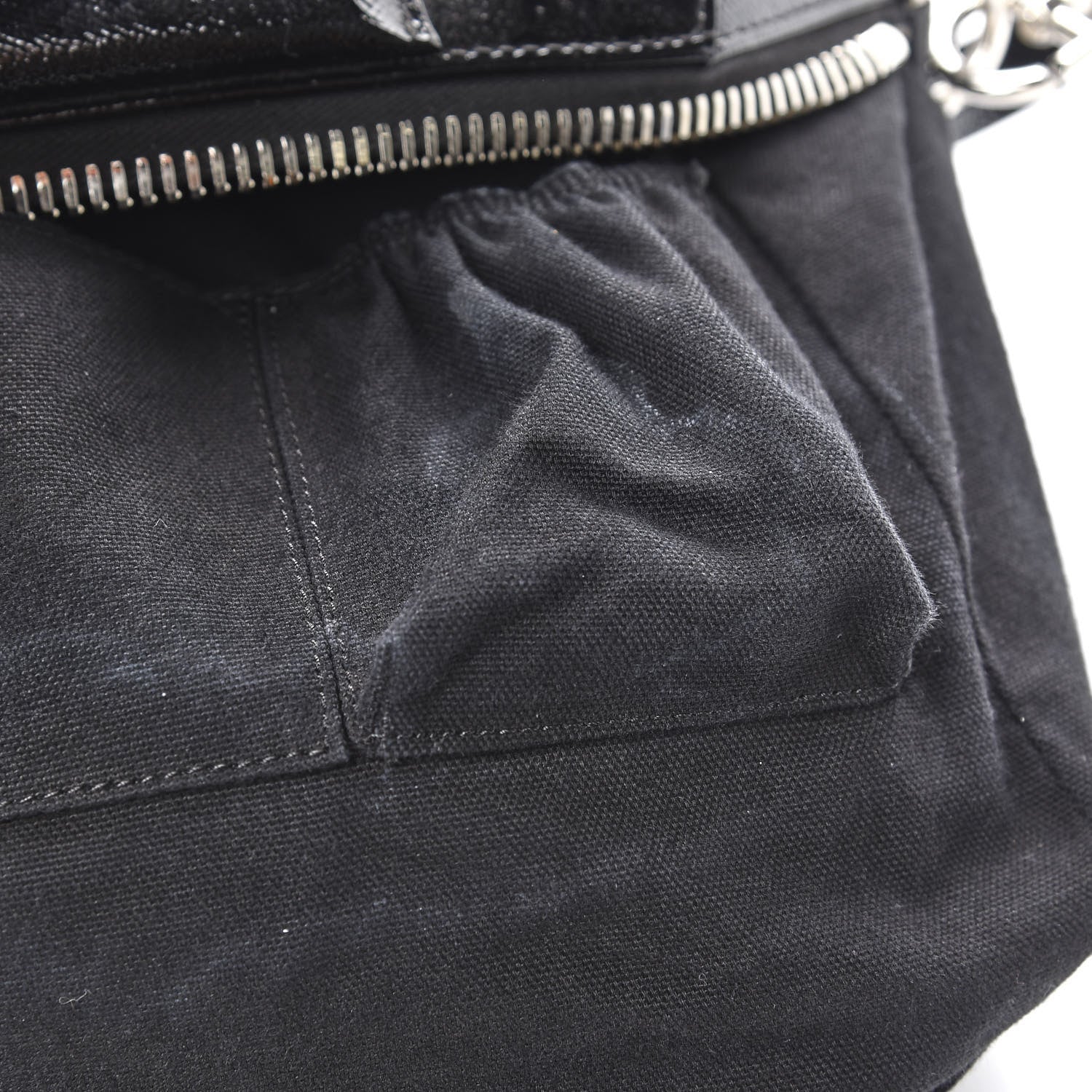 Givenchy Textured Patent Calfskin Small Antigona Black 7 of 11
