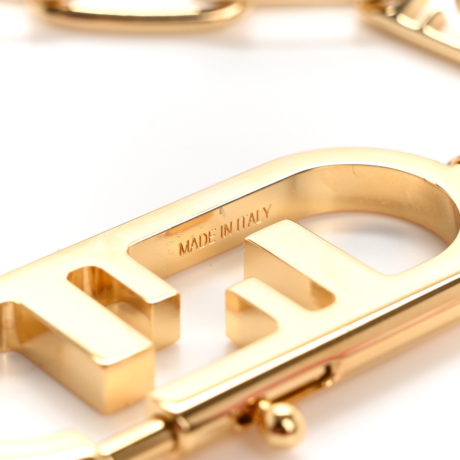 Fendi Metal O'Lock Strap You Gold 3 of 3