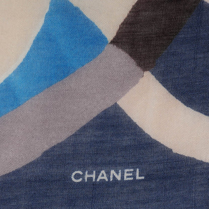 Chanel Cashmere Silk CC Scarf Multicolor 3 of 5