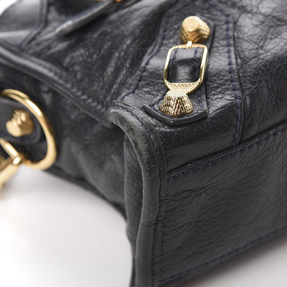Balenciaga Agneau Giant 12 Gold Hardware Mini City Anthracite 13 of 15