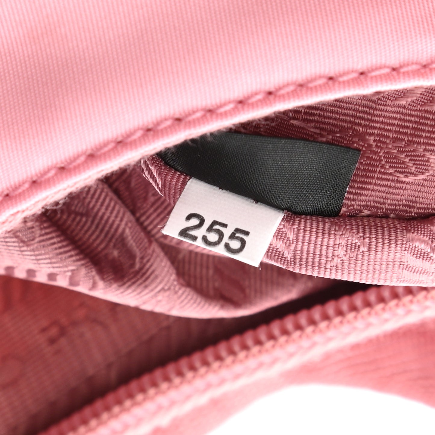 Tessuto Nylon Saffiano Mini Re-Edition 2000 Bag Rosa