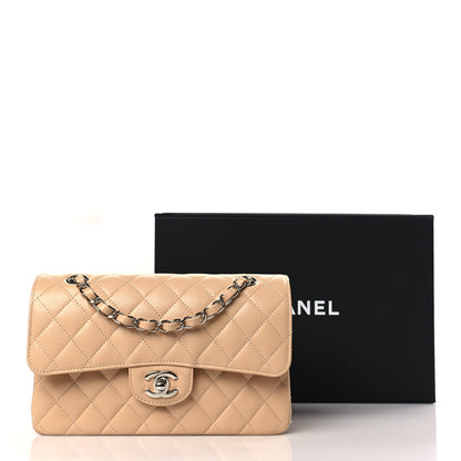 Chanel Caviar Quilted Small Double Flap Beige 10 of 10