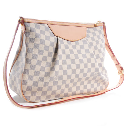 Louis Vuitton Damier Azur Siracusa MM 3 of 7