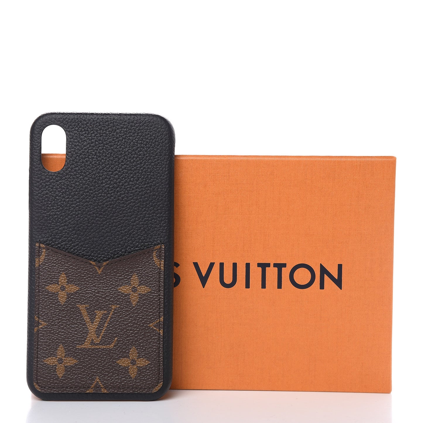 Monogram iPhone XS Max Bumper Black
