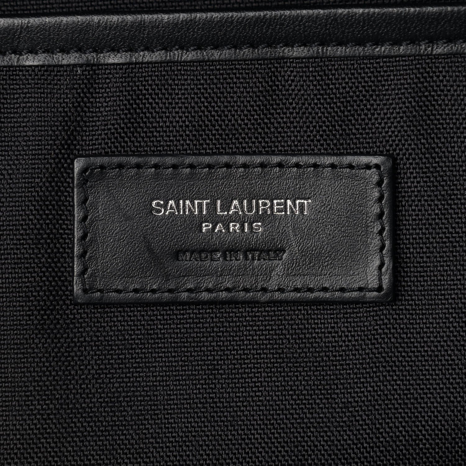 Saint Laurent Canvas Moon Backpack Navy 6 of 10