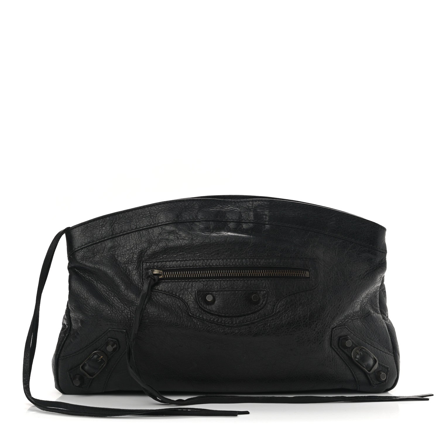 Balenciaga Agneau Classic Hardware Premier Clutch Black 1 of 9