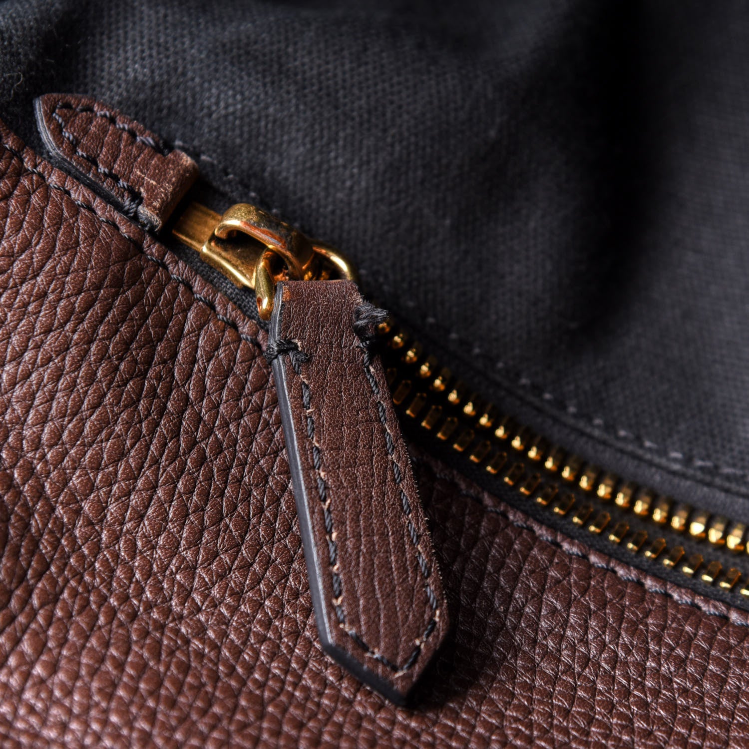 Burberry Grainy Calfskin House Check Ethan Satchel Oak Brown 13 of 13