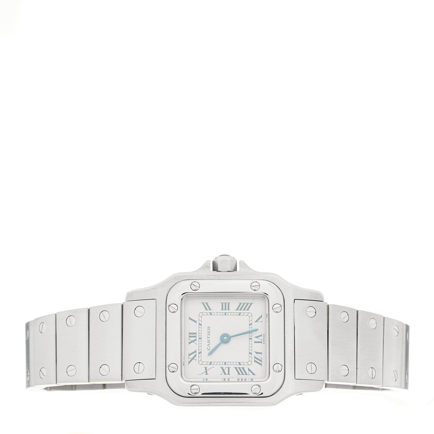 Cartier Stainless Steel 24mm Santos de Cartier Galbee Quartz Watch 2 of 4