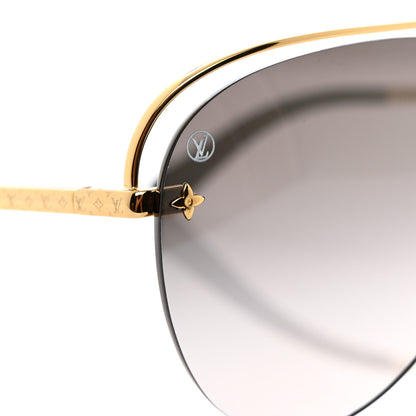 Louis Vuitton Grease Mask Sunglasses Z1045W Gold 7 of 8