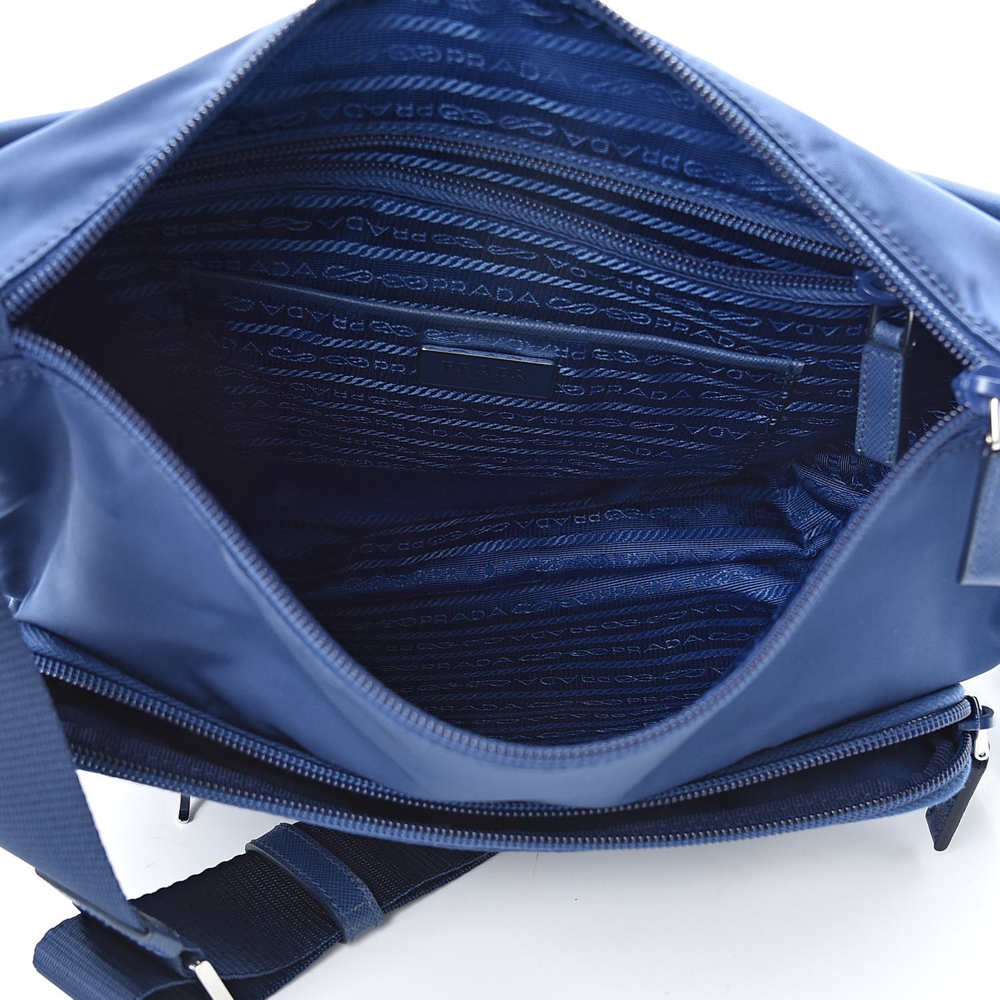 Nylon Vela Messenger Bag Royal