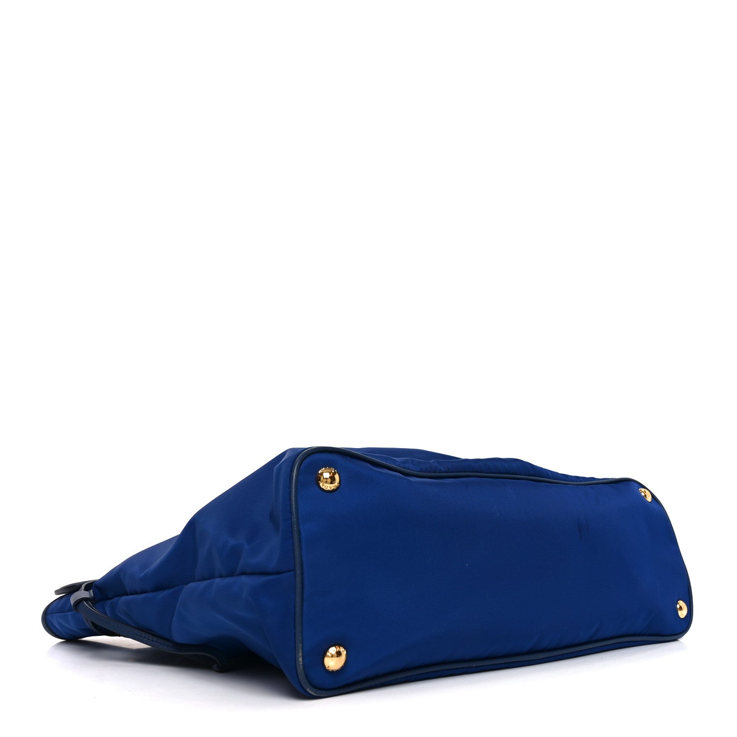 Prada Tessuto Nylon Saffiano Tote Baltico 4 of 9
