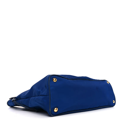 Prada Tessuto Nylon Saffiano Tote Baltico 4 of 9