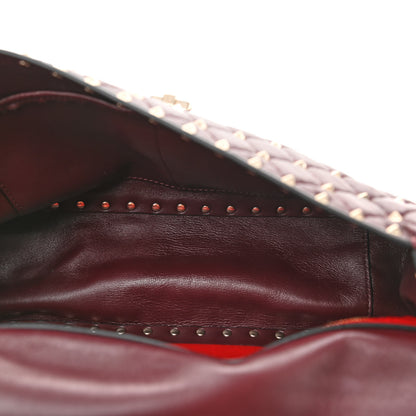 Valentino Garavani Nappa Large Rockstud Spike Shoulder Bag Rubin 5 of 8